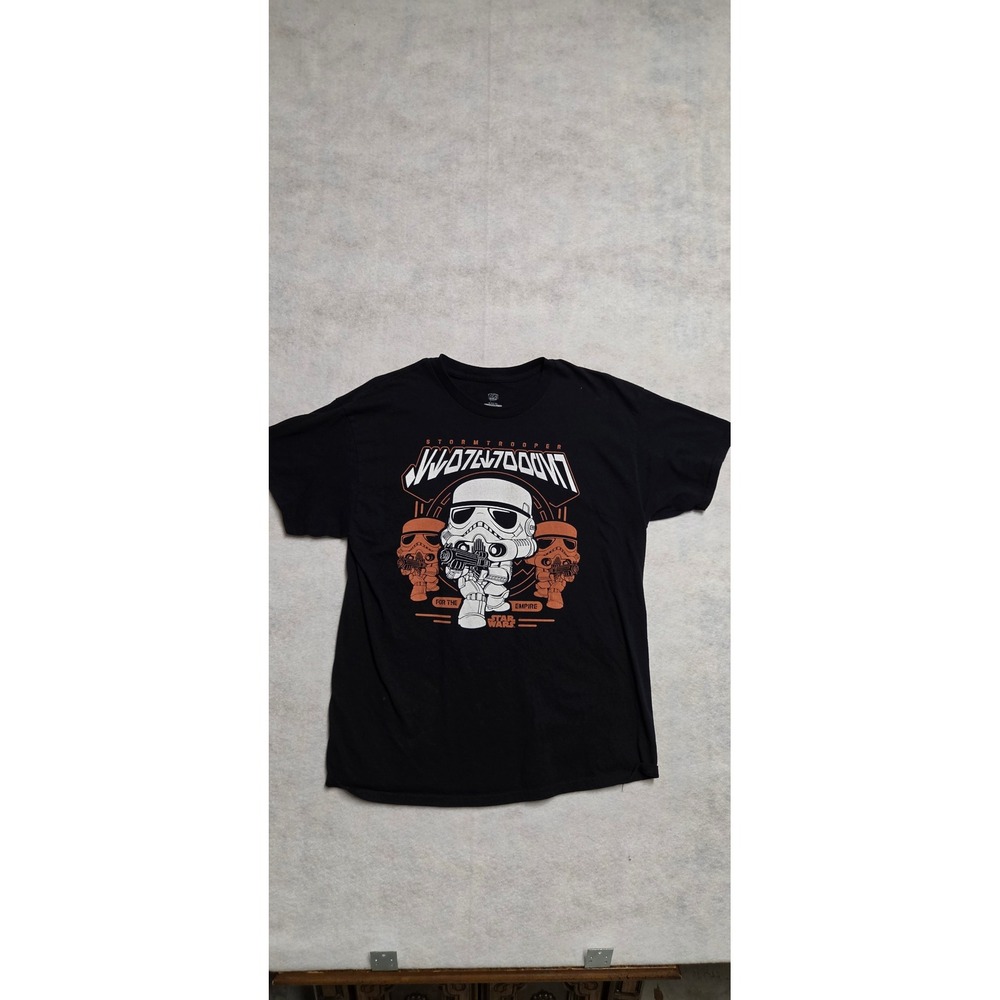 Funko Pop Star Wars Stormtrooper T-Shirt Size L Black Graphic Tee